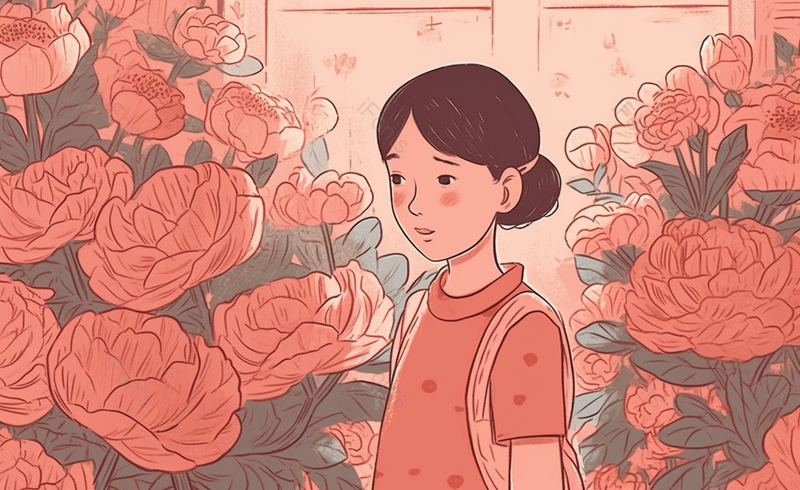 户外公园里的母亲手绘小清新人物原创插画,插画/手绘图,插画/手绘图库,插画/手绘图下载,插画/手绘